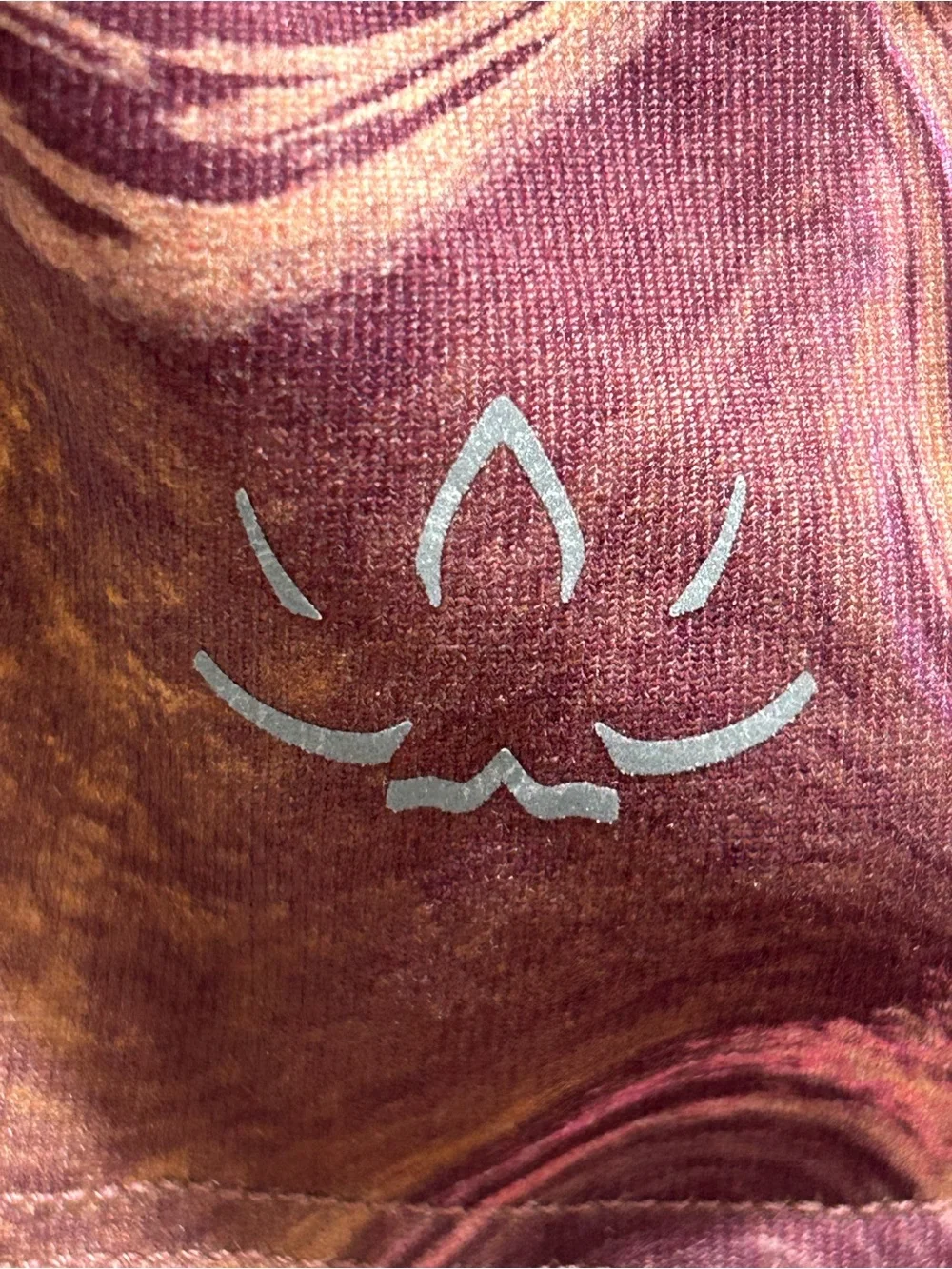 Beyond Yoga Pink & Burgundy Refocus Crop Tank Serene Marble - Extra Large - Picture 5 of 6